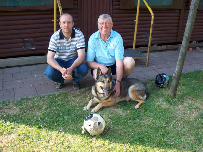 Edwin Liebrand en Gerrie Jansen , winnaars Bourges 26 juni 2010